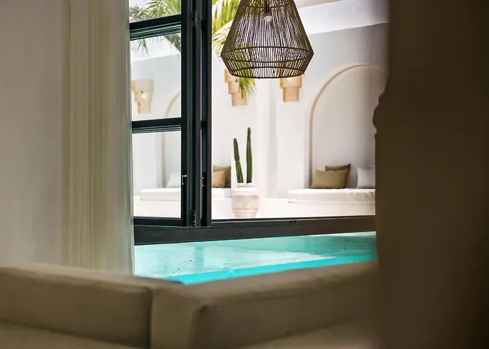 Chic All-white With Pool And Fire Pit